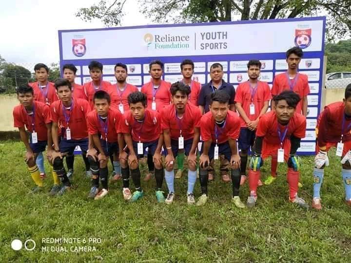 Particiaption in Reliance Football Cup
